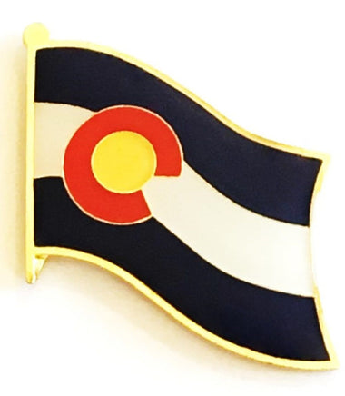 Colorado Flag Lapel Pin - Single