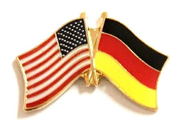Germany World Flag Lapel Pin  - Double