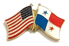 Panama World Flag Lapel Pin  - Double
