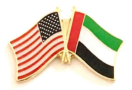 United Arab Emirates World Flag Lapel Pin  - Double