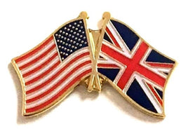 United Kingdom World Flag Lapel Pin  - Double