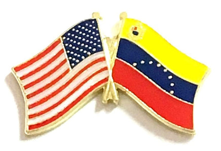 Venezuela World Flag Lapel Pin  - Double