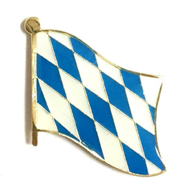 Bavaria World Flag Lapel Pin  - Single