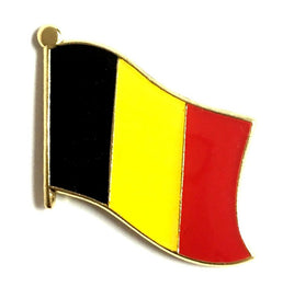 Belgium World Flag Lapel Pin  - Single