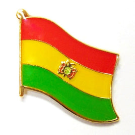 Bolivia World Flag Lapel Pin  - Single