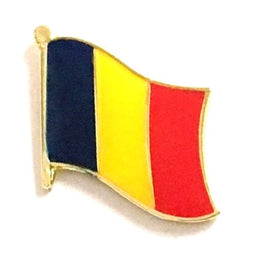 Chad World Flag Lapel Pin  - Single