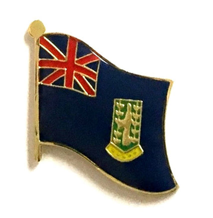 British Virgin Island World Flag Lapel Pin - Single