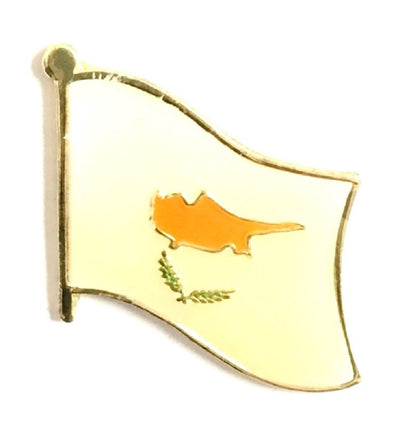 Cyprus World Flag Lapel Pin  - Single