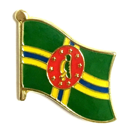 Dominica World Flag Lapel Pin  - Single