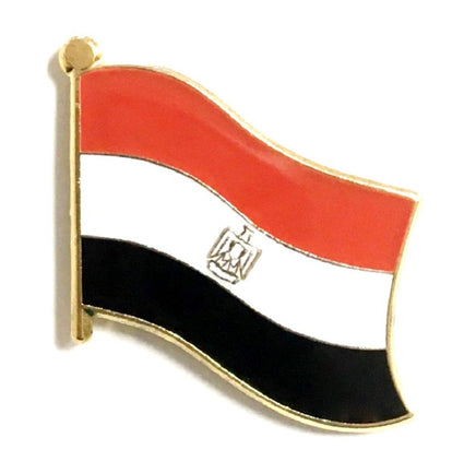 Egypt World Flag Lapel Pin  - Single