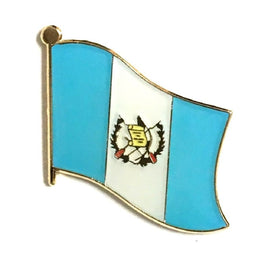 Guatemala World Flag Lapel Pin  - Single