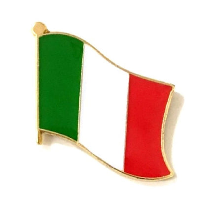 Italy World Flag Lapel Pin  - Single