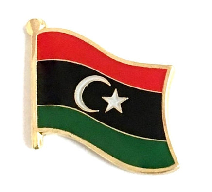 Libya World Flag Lapel Pin  - Single