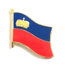 Liechtenstein World Flag Lapel Pin  - Single
