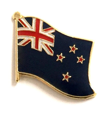 New Zealand World Flag Lapel Pin  - Single