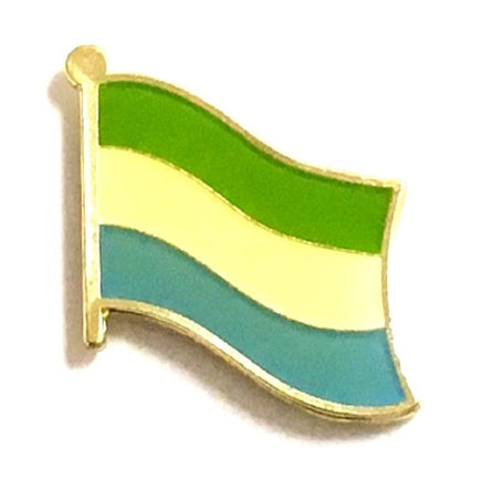 Sierra Leone World Flag Lapel Pin  - Single