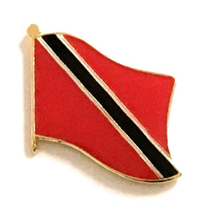 Trinidad Tobago World Flag Lapel Pin  - Single