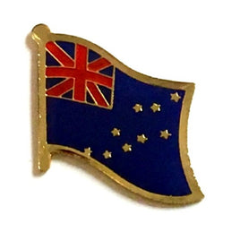 Tuvalu World Flag Lapel Pin  - Single