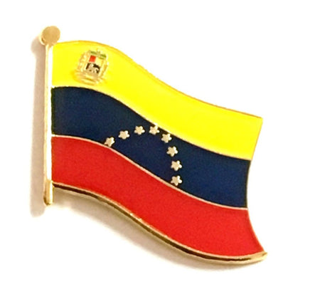 Venezuela World Flag Lapel Pin  - Single