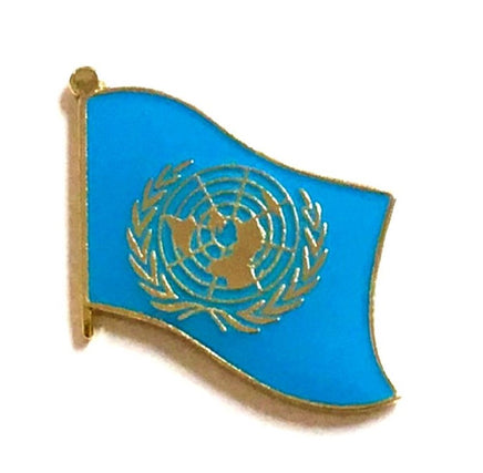 United Nations World Flag Lapel Pin - Single