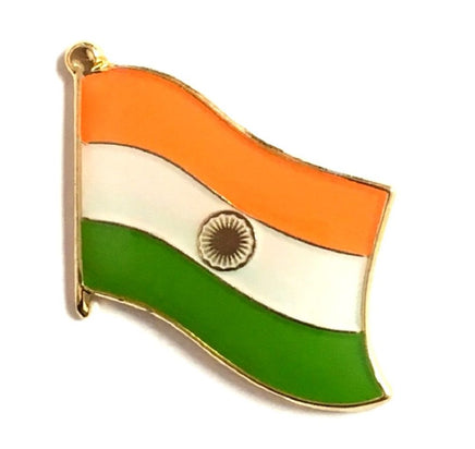 India World Flag Lapel Pin  - Single