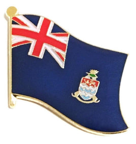 Cayman Islands World Flag Lapel Pin  - Single