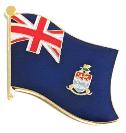Cayman Islands World Flag Lapel Pin  - Single