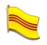 South Vietnam World Flag Lapel Pin  - Single
