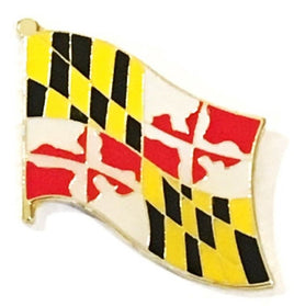 Maryland Flag Lapel Pin - Single
