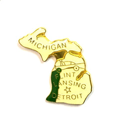 Michigan Map Pin