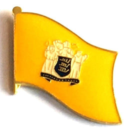 New Jersey Flag Lapel Pin - Single