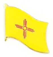 New Mexico Flag Lapel Pin - Single