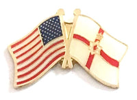 Northern Ireland World Flag Lapel Pin - Double