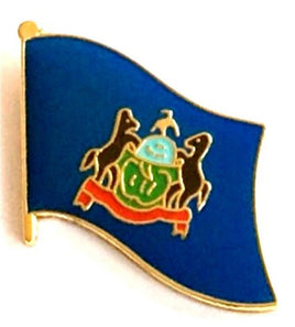 Pennsylvania Flag Lapel Pin - Single