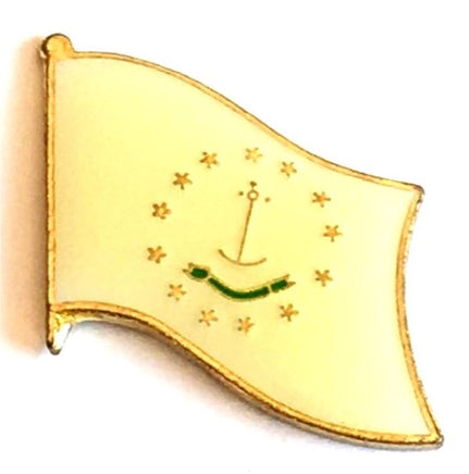 Rhode Island Flag Lapel Pin - Single