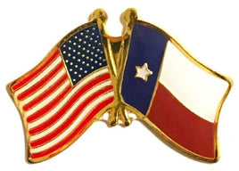 Texas Flag Lapel Pin - Double