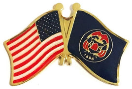 Utah Flag Lapel Pin - Double
