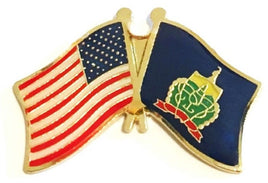 Vermont Flag Lapel Pin - Double