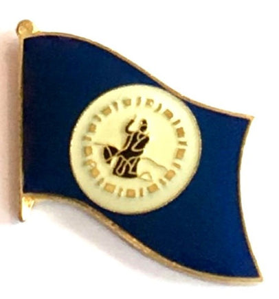 Virginia Flag Lapel Pin - Single