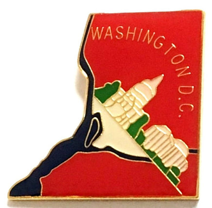 Washington DC Map Pin