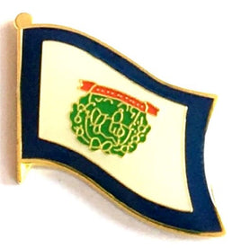 West Virginia Flag Lapel Pin - Single